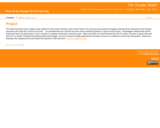 7th Grade Math : Three Dimensional Cross Sections: Project  Review  and Test