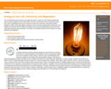 MS Science 8 : Energy in Our Life: Electricity and Magnetism