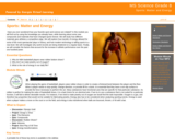 MS Science Grade 8 : Sports: Matter and Energy