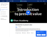 Finance & Economics: Introduction to Present Value