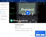 Finance & Economics: Present Value 2