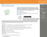 Earth Systems : Matter and Energy Cycles