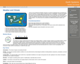 Earth Systems : Weather and Climate