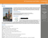 AP Government and Politics - Comparative : Russia