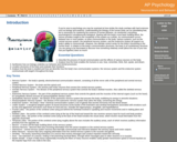 AP Psychology : Neuroscience and Behavior