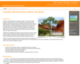 MS Social Studies Grade 6 : Australia's Physical Features  Climate  and History