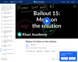 Finance & Economics: Bailout 15: More on the Solution