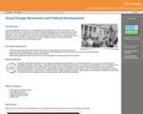 US History : Social Change Movements and Political Developments