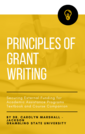 DEED 601 - Principles of Grant Writing: Text and Course Companion