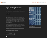 Sight-Reading for Guitar: The Keep Going Method Book and Video Series