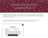 Advanced Spanish Composition II