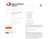 Open-Source Property: A Free Casebook