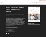 Human Resources in the Food Service and Hospitality Industry