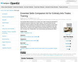 Essential Skills Companion Kit for Culinary Arts Trades Training