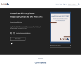 American History from Reconstruction to the Present
