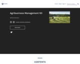 Agribusiness Management 101