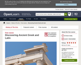 Discovering Ancient Greek and Latin