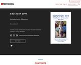 EDUC 2010: Introduction to Education