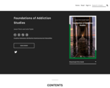 Foundations of Addiction Studies