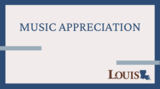 Music Appreciation Canvas Course