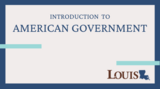 Introduction to American Government Moodle Course