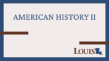 American History from Reconstruction to the Present: Canvas Course
