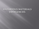 EMS123 Trauma Emergencies Hazardous Materials Emergencies PowerPoint Presentation