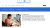 Writing Personal Statements Online