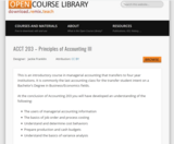ACCT 203 – Principles of Accounting III
