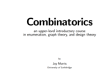 Combinatorics