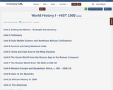 World History I - HIST 1500