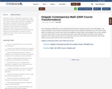 Delgado Contemporary Math (OER Course Transformation)