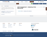 Unit 2 Assignment - Analyzing Crime Data (UCR)