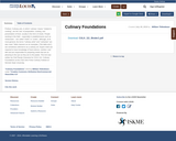 Culinary Foundations