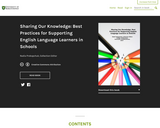 Sharing Our Knowledge: Best Practices for Supporting English Language Learners in Schools