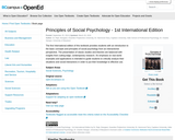 Principles of Social Psychology- 1st International Edition