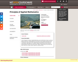 Principles of Applied Mathematics, Spring 2014