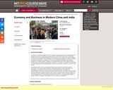 Economy and Business in Modern China and India, Spring 2008