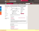 Chemicals in the Environment: Fate and Transport, Fall 2004