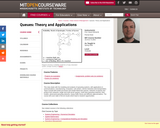 Queues: Theory and Applications, Spring 2006