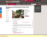 Managing and Volunteering In the Non-Profit Sector, Spring 2005