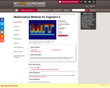 Mathematical Methods for Engineers II, Spring 2006