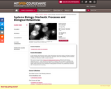 Systems Biology: Stochastic Processes and Biological Robustness, Fall 2008