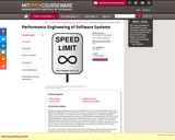 Performance Engineering of Software Systems, Fall 2018
