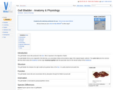 Gall Bladder - Anatomy & Physiology