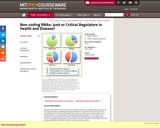 Non-coding RNAs: Junk or Critical Regulators in Health and Disease?, Spring 2012