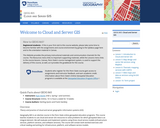 Cloud and Server GIS