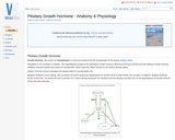 Pituitary Growth Hormone - Anatomy & Physiology