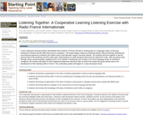 Listening Together: A Cooperative Learning Listening Exercise with Radio France Internationale