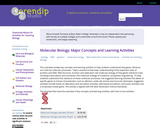 Molecular Biology Concepts and Activities